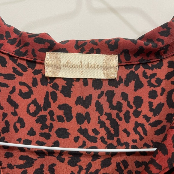 Altard state mini red/black leopard print dress - Picture 2 of 3